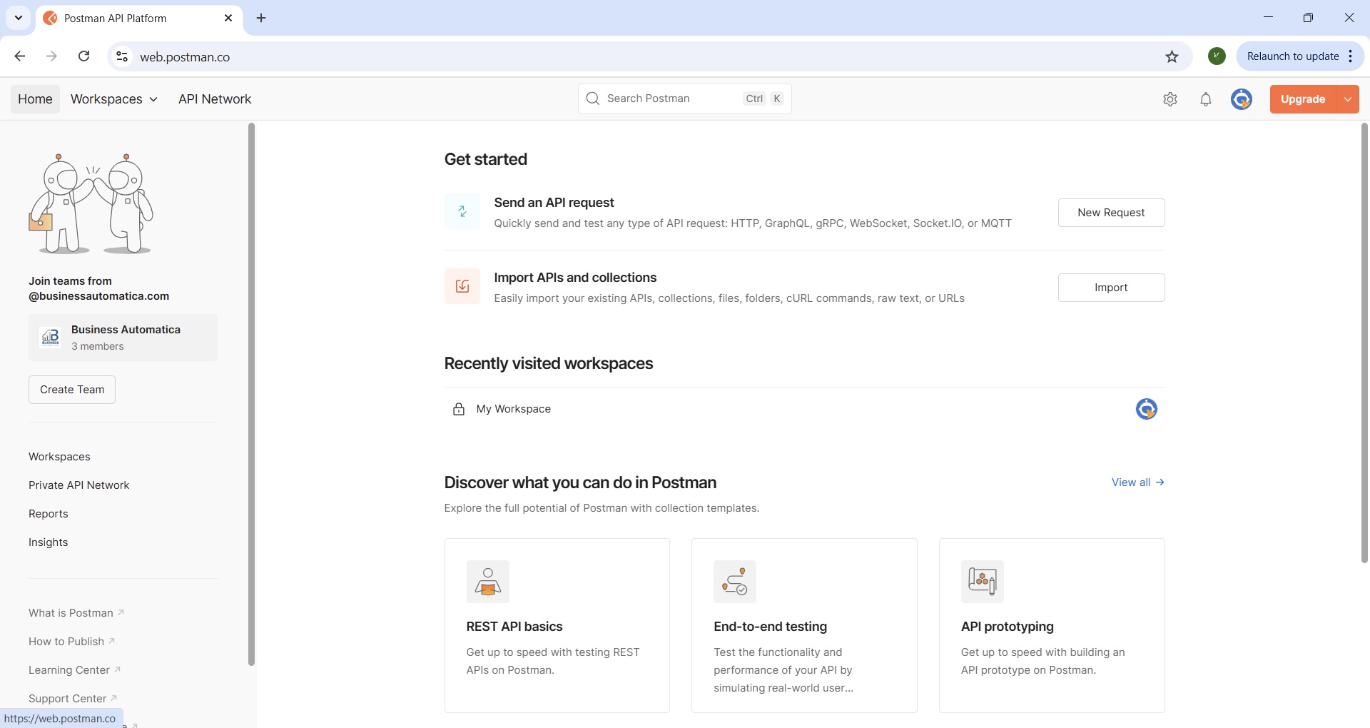 Step 1: Import Collection